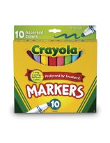 Crayola&reg; Tropical Broad-Line  Markers - Set of 10