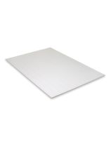 Carton mousse Pacon® à prix économique, 51 cm x 76 cm x 5 mm - Blanc mat, unitaire