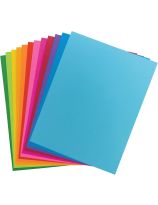 96 cartons à étiquettes aux couleurs vives - 22 cm x 28 cm (8½" x 11")