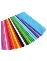 Bleeding Tissue Paper - 12” x 18” (30.5 cm x 46 cm) Assorted - Pack of 100