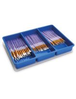 Royal Brush&reg; Crafters Choice Brushes - White Taklon Assortment - Set of 72