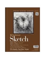 Tablette à croquis Strathmore®, série 400, 50 feuilles de 60 lb (89 g/m²) - 23 cm x 30,5 cm (9" x 12")