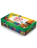 Crayola&reg; Wax Crayons - Hinged-Lid Box of 120