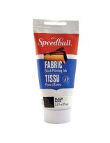 Speedball&reg; Fabric Block Printing Ink - Black, 2.5 oz. (75 cc)