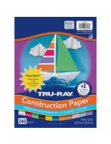 Pacon&reg; Tru-Ray&reg; Sulphite Construction Paper SmartStack&trade; Assortment - 76 lb. - - 9" x 12"