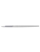 Ensemble de 12 pinceaux ronds Royal Brush® Clear Choice en taklon blanc, à manche court - Taille 10