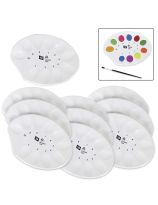 Eco-Friendly Paper Palettes, Package of 10