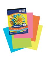 Pacon&reg; Tru-Ray&reg; Sulphite Construction Paper Pad - 76 lb. - 40 Sheets - 9" x 12"
