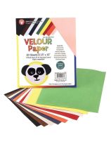 Hygloss&reg; Velour Paper - 21.6 cm x 25.4 cm (8.5" x 10") - Pack of 20