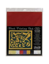 Bloc de papier d’impression de mûrier - 45 feuilles assorties - 9" x 12"