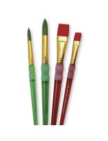 Royal & Langnickel&reg; Big Kids Choice&trade; Lil' Grippers&trade; Round/Flat Brushes - Set of 4
