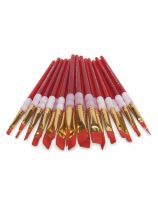 Royal & Langnickel&reg; Big Kids Choice&trade; Taklon Flat Brushes - Set of 24