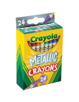 Crayola&reg; Specialty Metallic Crayons - Box of 24