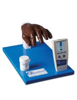 Glucohand&reg; - Digital Glucometer Simulator - Dark Skin Tone