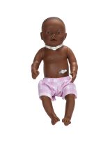 Nickie&reg; Special Needs Infant Training Doll Set - Dark Female