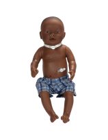 Nickie&reg; Special Needs Infant Training Doll Set - Dark Male