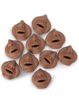 Life/form&reg; Bariatric CPR Manikin - Mouth/Nose Pieces - Package of 10, Dark
