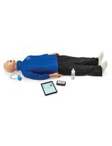 Mannequin "Airway Larry" avec mesure de la RCR et iPad®*
