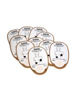 Électrodes amovibles pour mannequin universel de formation à un DEA