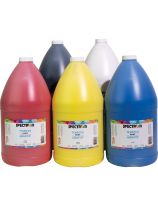 Spectrum Tempera Paint - 3.6 L (122 oz) - Set of 5