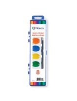 Ensemble d'aquarelle semi-humide - 8 couleurs