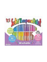 Kwik Stix&trade; Solid Tempera Paint Sticks - Class Pack Set of 72 - Pastel Colours