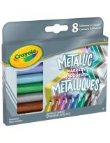 Marqueurs métalliques Crayola® - Boîte de 8