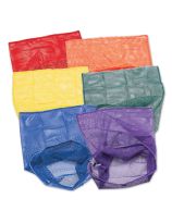 Ensemble de 6 sacs en filet de 24" x 36" - Arc-en-ciel