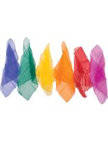 Juggling Scarves - 16" X 16" - Set of 6