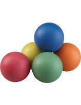 2.5" Rainbow Sponge Ball Set - Set of 6