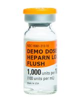 Demo Dose&reg; Heparn Flush - 100 u/mL