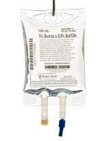 Demo Dose® - Solution IV, Dextrose 5% et NaCl 0,9% - 100 ml