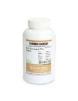 Demo Dose® Bulk Tablet Blue Medium Round Scored -1000 Pills/Jar