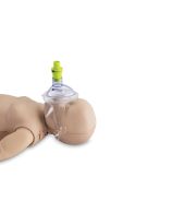 Prestan CPR Training Face Mask Infant with Rescue Mask Adaptors (individually wrapped) - Pack of 10