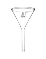 Heavy Filter Funnel - 55 mm - 60º Angle - Plain Stem, 8 mm - Borosilicate Glass
