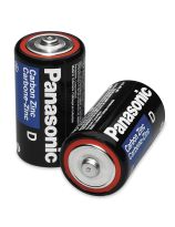 Heavy-Duty Alkaline Batteries - Size D, Pack of 2