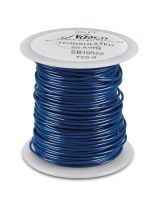 PVC Covered Copper Connecting Wire - 10 oz Roll, 22 Gauge - Blue