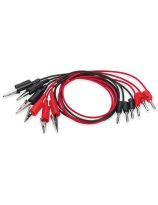 Banana Plug Cords with Alligator Clip (24")