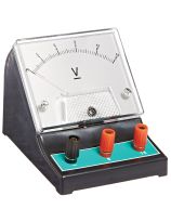 Student DC Voltmeter - Double Scale, 0-5/0-15V