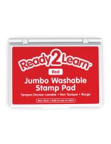 Jumbo Washable Stamp Pad - Red, 4-1/8" x 6-1/4"