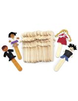 Bâtonnets Pacon® en forme de personnes - Paquet de 36
