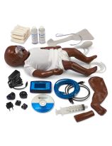 Advanced Susie® and Simon® Newborn CPR Torso with OMNI® Code Blue® Pack - Dark