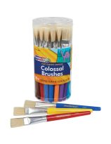 Pacon® Colossal Brush Sets - Flat, Set of 30