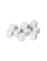 White Blank Dice Cubes - 16 mm