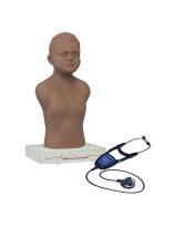 PAT Basic® - Affordable Pediatric Auscultation Manikin, dark skin