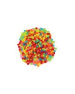 Pony Beads - Pack of 1000 - Transparent Neon Colours