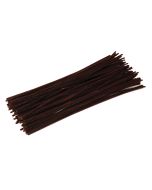 30cm (12") Chenille Stems - Package of 100 - Dark Brown