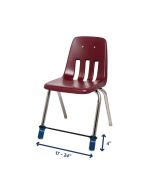 Bouncyband® Tension Band for Middle & High School Chairs - Blue