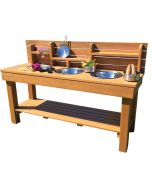 Outdoor Learning Messy Kitchen with 3 Bowls