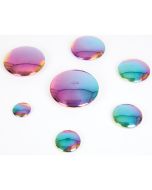 Reflective Colour Burst Buttons - Pack of 7
